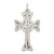 Sterling Silver Antiqued Celtic Irish Cross Pendant