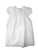 Girls’ White All-Over Lace Christening Gown with Bonnet