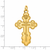 14KT Gold Plated St. Olga Style Cross- Extra Large
