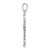 Sterling Silver and Blue Enameled Cross Pendant- 1 3/4"