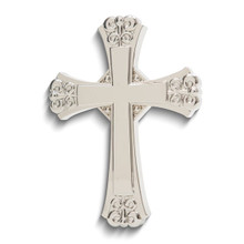 Silver Hanging Wall Cross- 4 1/2