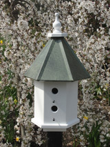 The Beacon Birdhouse-Patina Roof