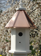 The Allegra birdhouse-Bright Copper Roof