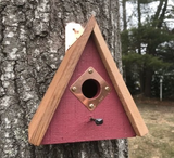 The Birdie Birdhouse-Red