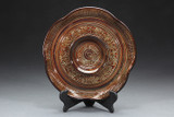 Robert Fishman Pottery Bread and Oil Tray-Tortoise