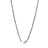 Freshwater Pearl Necklace-Sapphire