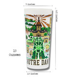 Notre Dame Drinking Glass Notre Dame Drinking Glass