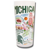 Michigan State University Drinking Glass
