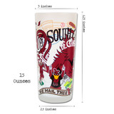 University of South Carolina Drinking Glass