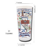 University of North Carolina Drinking Glass University of North Carolina Drinking Glass