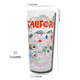 California Drinking Glass