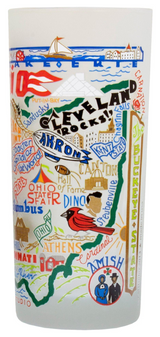 Ohio Drinking Glass