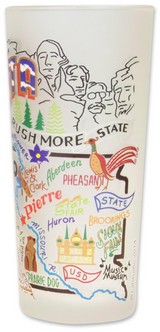 South Dakota Drinking Glass South Dakota Drinking Glass