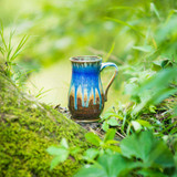 Curved Mug-Amber Blue Curved Mug-Amber Blue