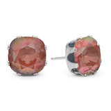 Copper Glow Cushion Earring