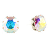 Classic Crystal AB Mega Cushion Earring