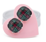 Cushion Earring-Plaid Reputation