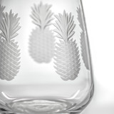 Fresh Pineapple Stemless Wine Glass