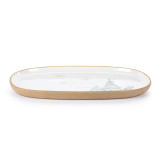 Christmas All Around Ceramic Oval Platter