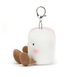 Amuseable Pair Of Marshmallows Bag Charm