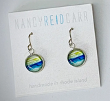 Watercolor Drop Earrings-Bright Horizon