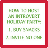 Christmas Introvert Coaster