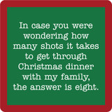 Christmas Shots Coaster