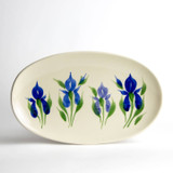 Oval Platter-Iris