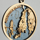 Aquidneck Island 3D Ornament