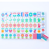 Crystal Prism Mahjong Tile Set-Blue