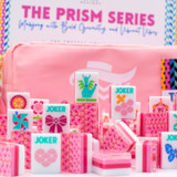 Crystal Prism Mahjong Tile Set-Pink