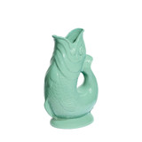 Sea Green Gluggle Jug-Large-Gurgling Fish Pitcher