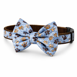 Paw Print Bowtie Collar 