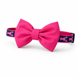 Pink Lobster Bowtie Collar