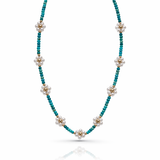 Flower Necklace-Apatite 