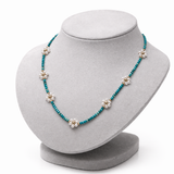 Flower Necklace-Apatite 