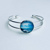 Ocean Bracelet Bangle-Rocky Shore