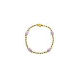 Here, There & Everywhere Stretch Bracelet-Pastel Pink
