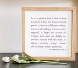 Love is Patient and Kind Sign