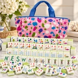 Doggie Dog Mahjong Tiles With Bag