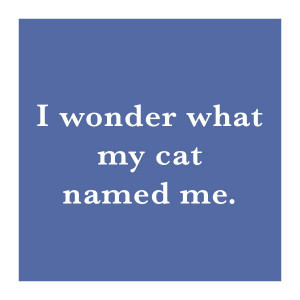 Cat Named Me Coaster Cat Named Me Coaster