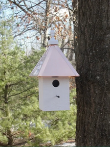 The Stella Hanging Birdhouse-Bright Copper Roof The Stella Hanging Birdhouse-Bright Copper Roof