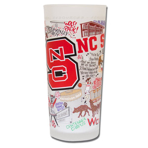 North Carolina State University Drinking Glass North Carolina State University Drinking Glass