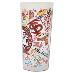 Florida State University Drinking Glass Florida State University Drinking Glass