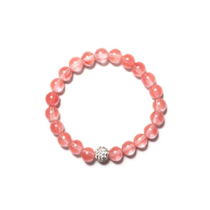 Fireball Bracelet-Cherry Quartz Fireball Bracelet-Cherry Quartz
