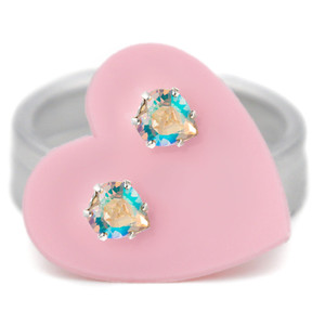 Crystal Shimmer Heart Ultra Mini Bling Earring Crystal Shimmer Heart Ultra Mini Bling Earring