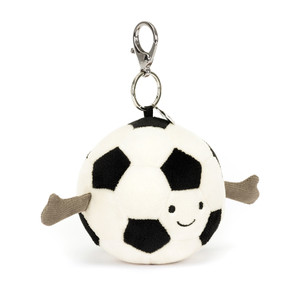 Amuseable Soccer Ball Bag Charm
