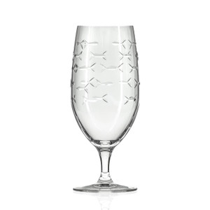 School of Fish Footed Ice Tea Glass