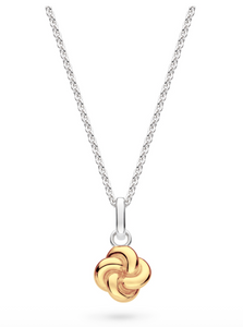 Marina Tide Knot Necklace-Golden