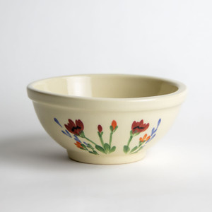 Cereal Bowl-Red Poppy Cereal Bowl-Red Poppy